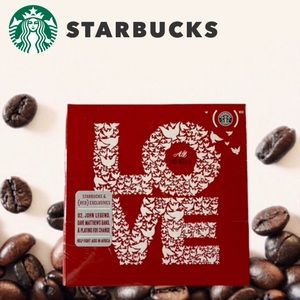 Starbucks All You Need is Love Red Christmas CD